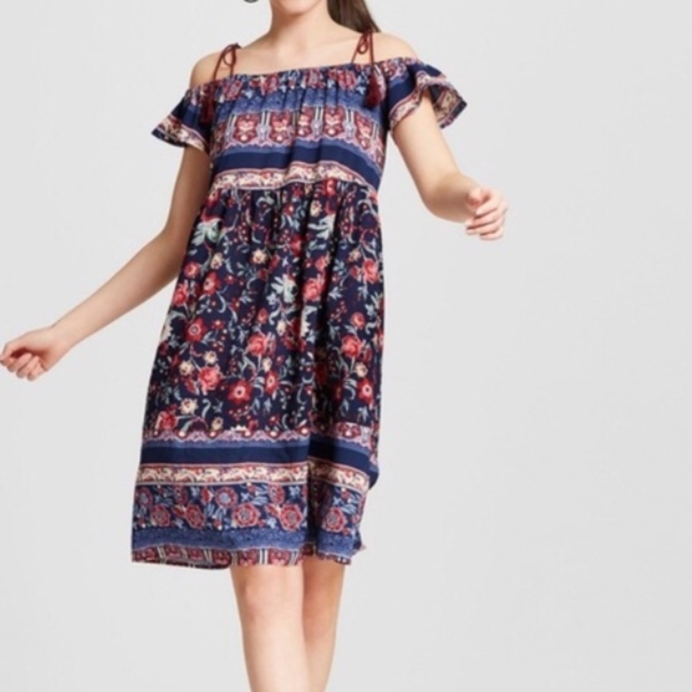 Knox Rose Boho Off-Shoulder Dress Size XS
